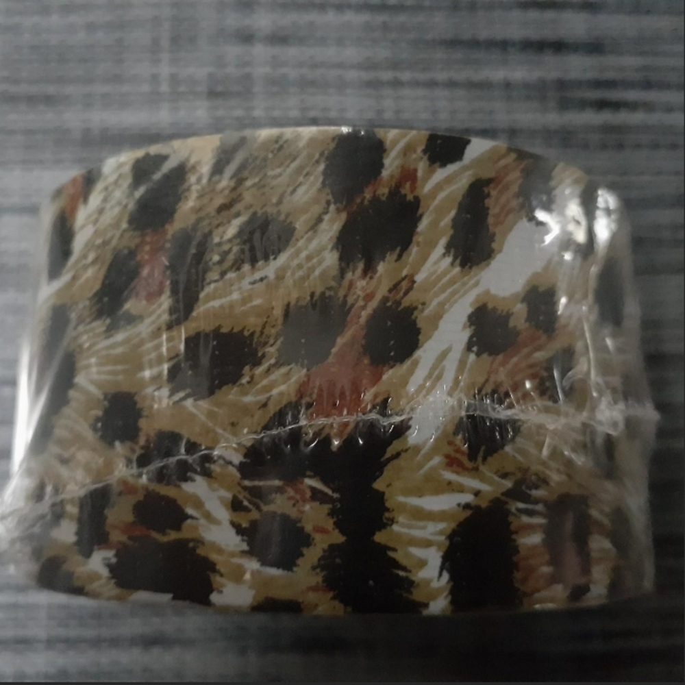 Leopard Print Duct Tape *NEW* Printed Tape Cheetah Animal Print Craft Project